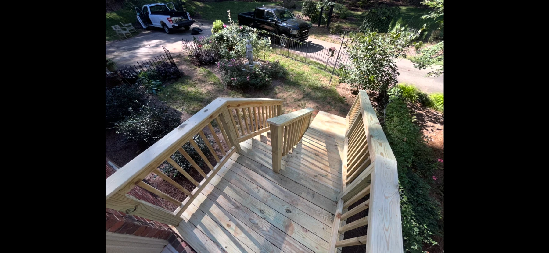 A clear way to the garden. &mdash; project photograph