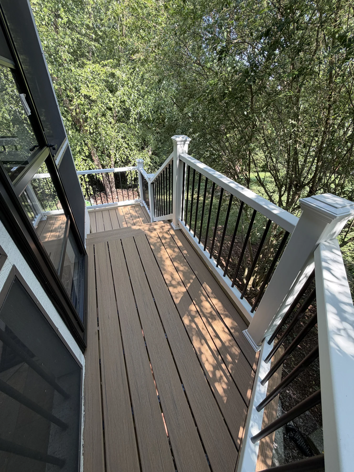 Connected from porch to garden. &mdash; project photograph