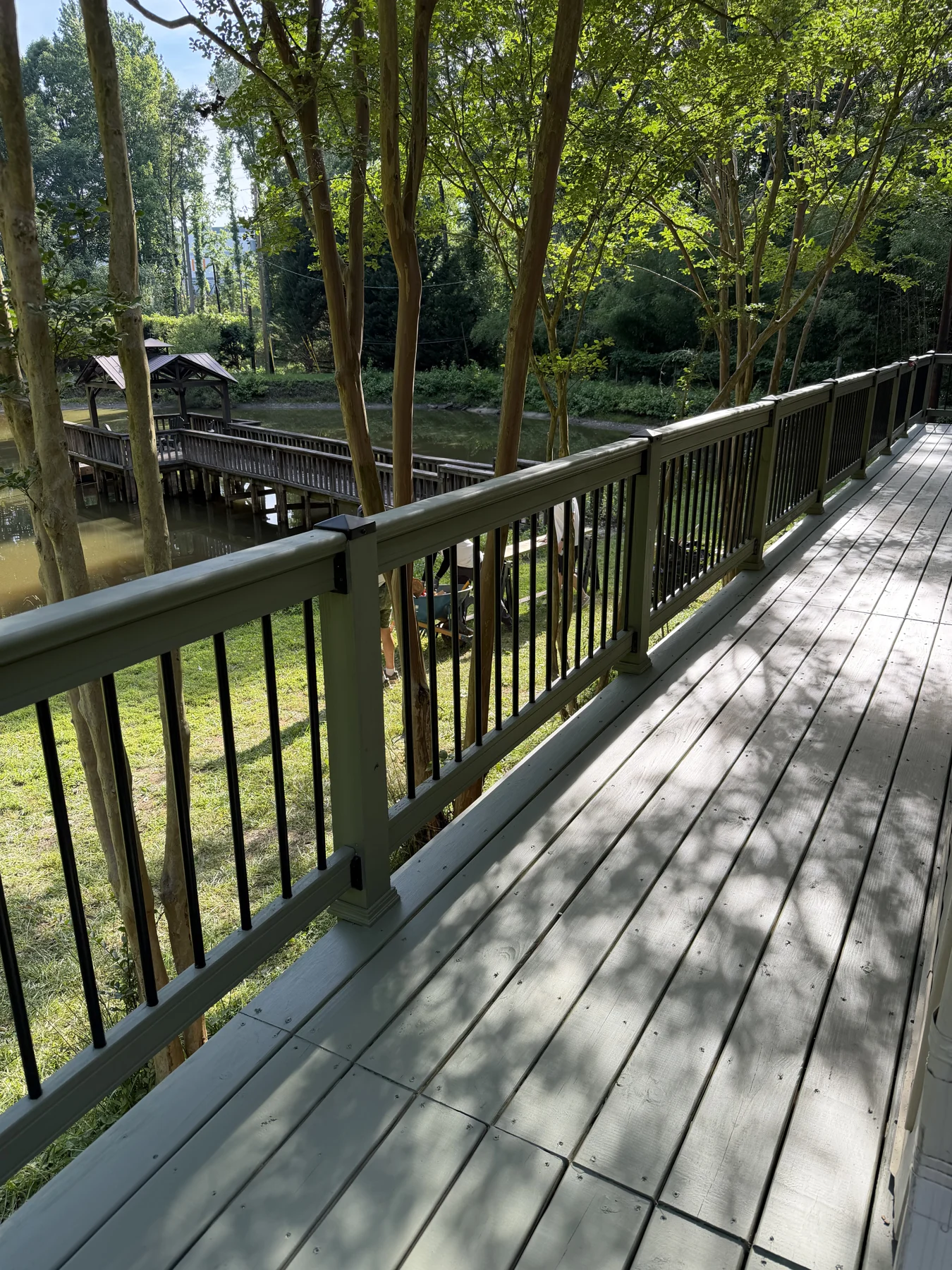 A retreat among the trees. &mdash; project photograph